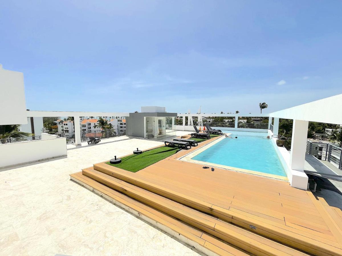 Rooftop Pool Ducassi Studio Suites Deluxe Hotel Beach Club & Spa Punta Cana Exterior foto
