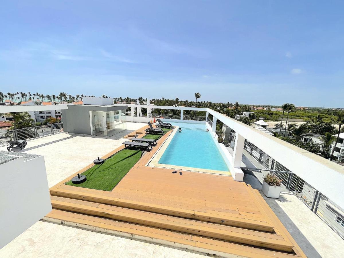 Rooftop Pool Ducassi Studio Suites Deluxe Hotel Beach Club & Spa Punta Cana Exterior foto